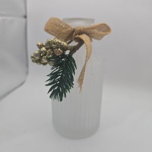 Vintage Style Milk Glass Bud Vase Bottle Farmhouse Cottagecore Decor